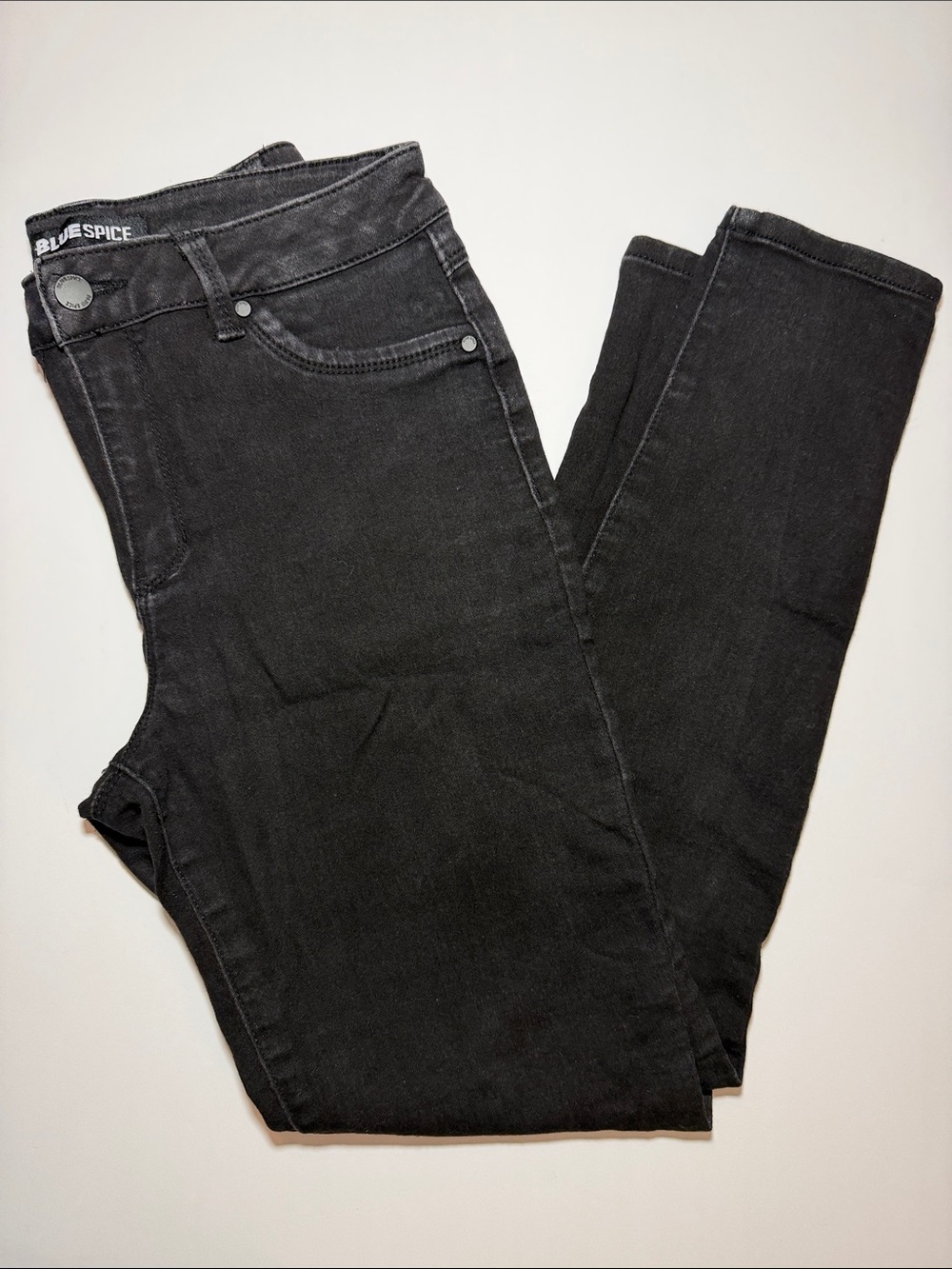 Blue Spice Women's Black Skinny High-Rise Jeans